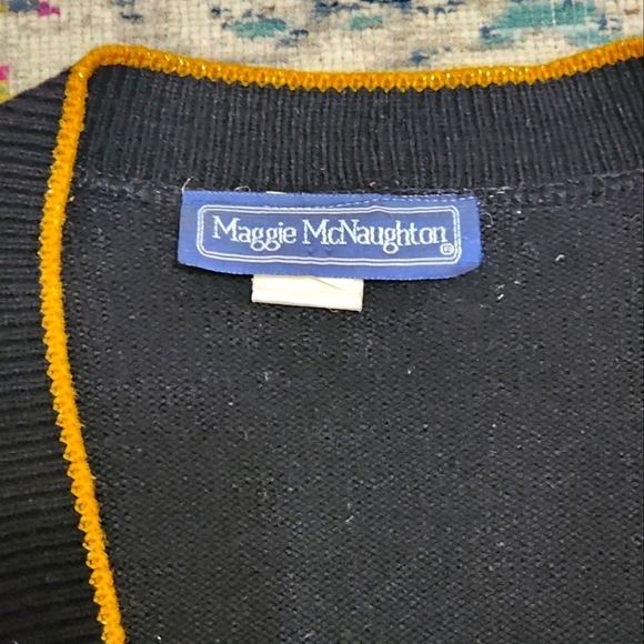 Maggie McNaughton Knit Vintage "Norton McNaughton" Cardigan Sweater Womens sz 2X - Picture 2 of 16